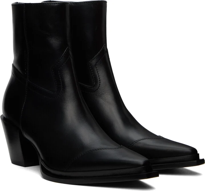 Jimmy Choo Black Cece 60 Boots - Image 4