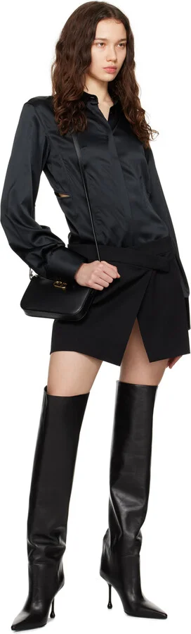 Jimmy Choo Black Cycas 95 Tall Boots - Image 5