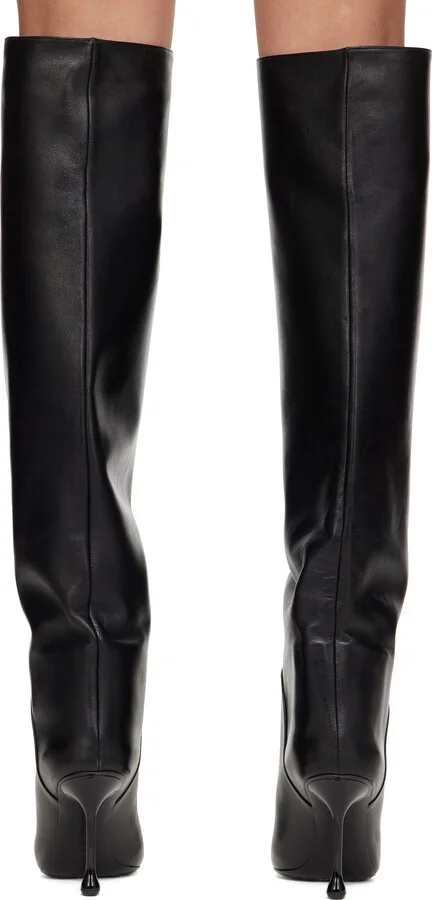 Jimmy Choo Black Cycas 95 Tall Boots - Image 2