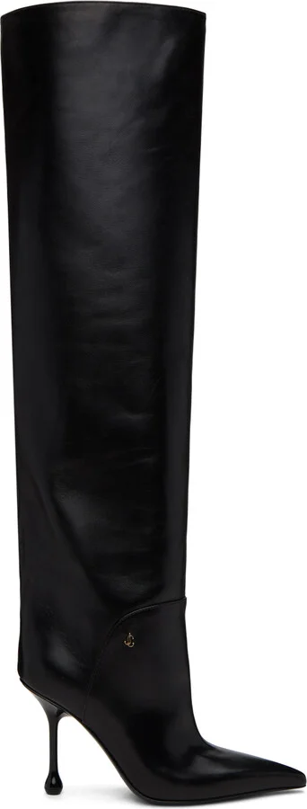 Jimmy Choo Black Cycas 95 Tall Boots