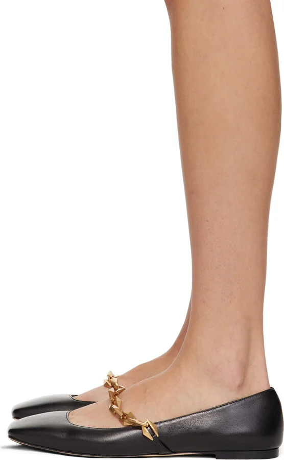 Jimmy Choo Black Diamond Tilda Ballerina Flats - Image 3