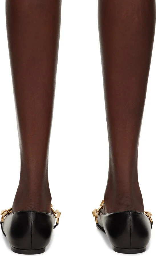 Jimmy Choo Black Diamond Tilda Ballerina Flats - Image 2