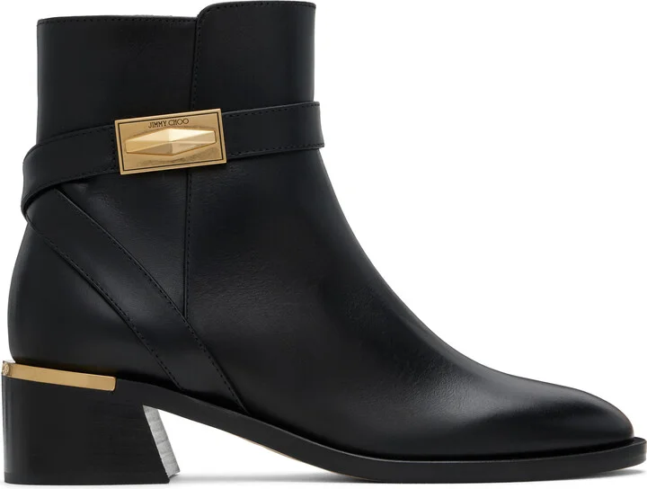 Jimmy Choo Black Diantha 45 Boots