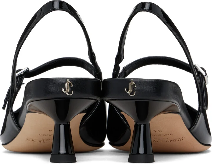 Jimmy Choo Black Didi 45 Heels - Image 2
