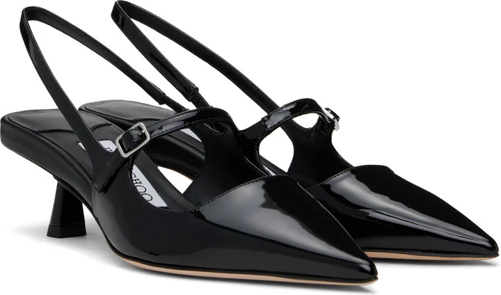 Jimmy Choo Black Didi 45 Heels - Image 4