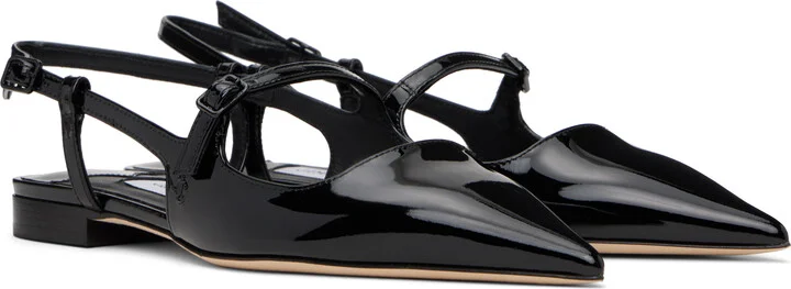 Jimmy Choo Black Didi Ballerina Flats - Image 4