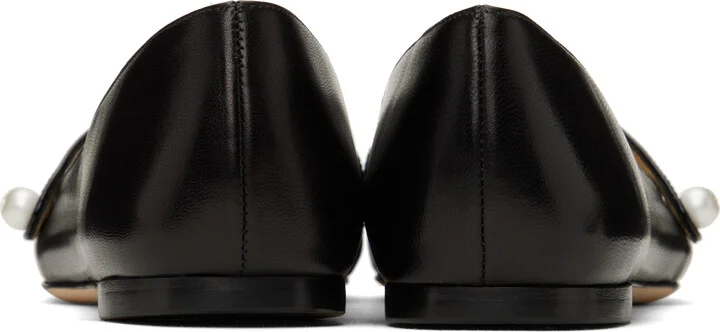 Jimmy Choo Black Elisa Ballerina Flats - Image 2
