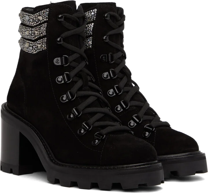 Jimmy Choo Black Esche 65 Ankle Boots - Image 4
