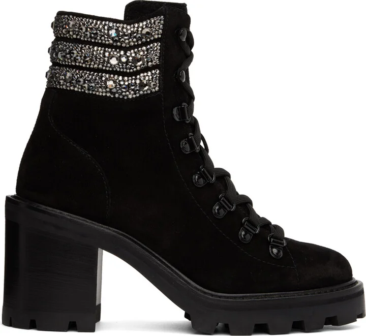 Jimmy Choo Black Esche 65 Ankle Boots