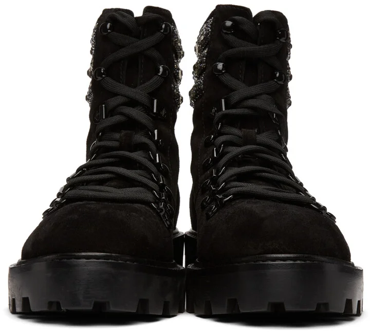 Jimmy Choo Black Eshe Flat Boots - Image 2