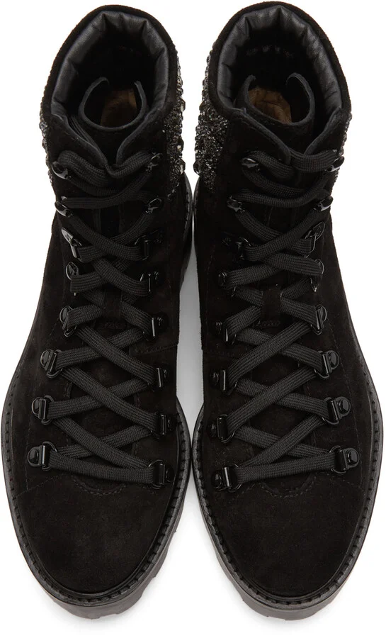 Jimmy Choo Black Eshe Flat Boots - Image 5