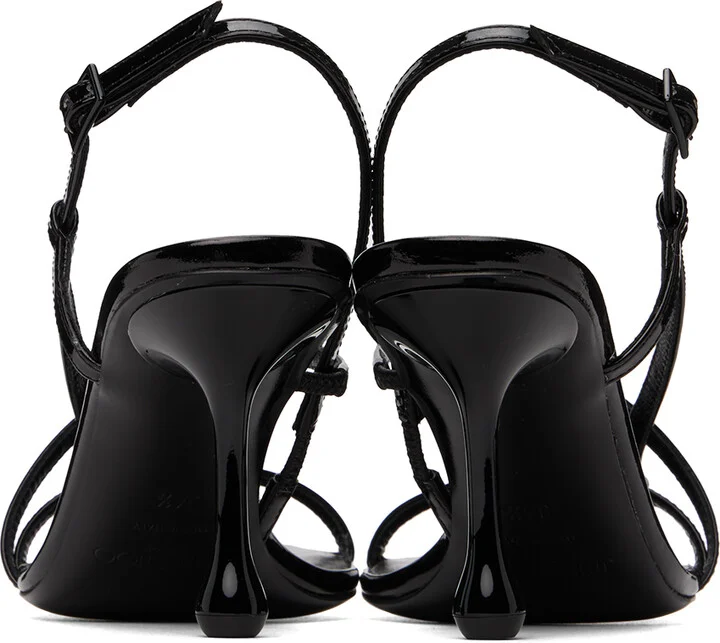 Jimmy Choo Black Etana 80 Heeled Sandals - Image 2