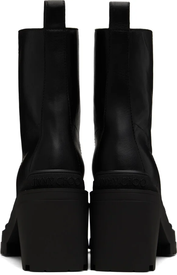 Jimmy Choo Black Eugenie 80 Boots - Image 2