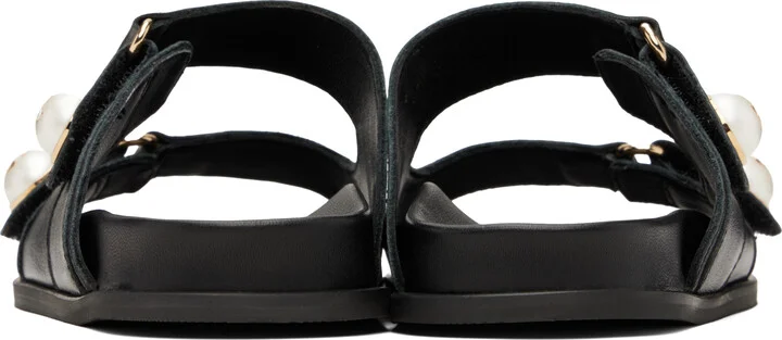 Jimmy Choo Black Fayence Sandals - Image 2
