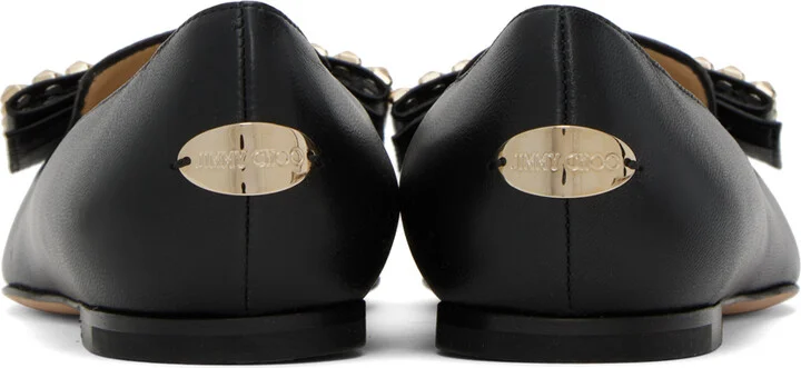 Jimmy Choo Black Gala Ballerina Flats - Image 2