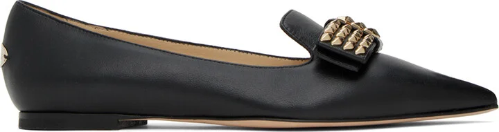 Jimmy Choo Black Gala Ballerina Flats