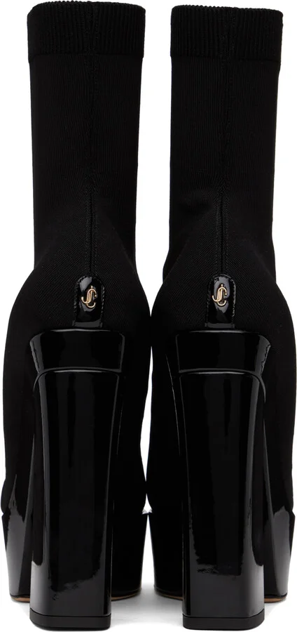 Jimmy Choo Black Giome 140 Boots - Image 2