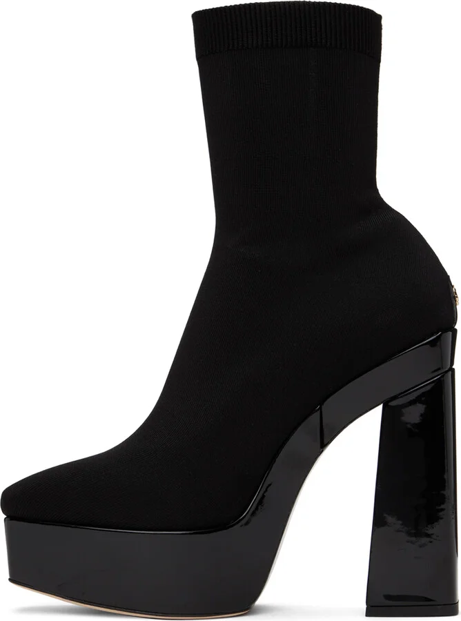 Jimmy Choo Black Giome 140 Boots - Image 3
