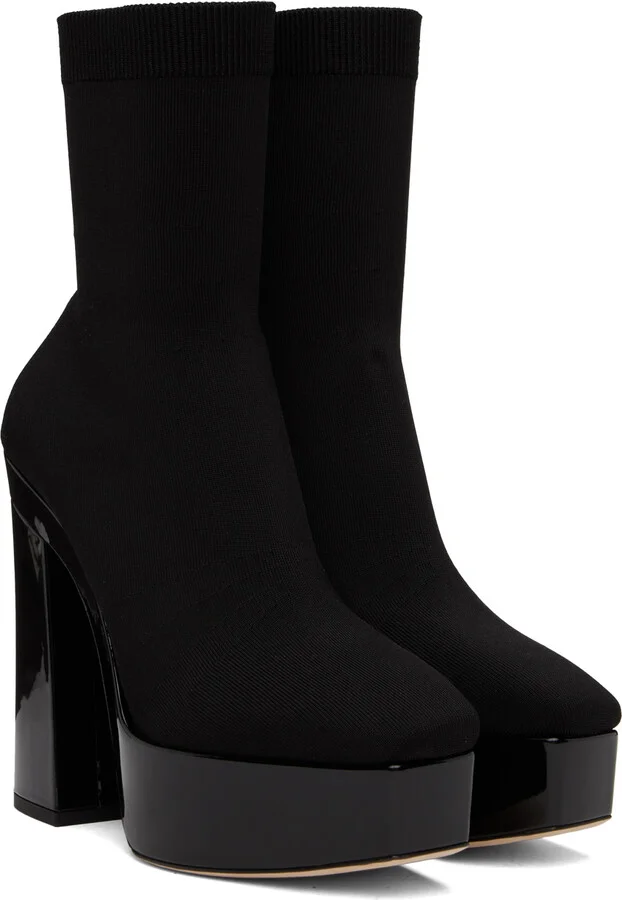 Jimmy Choo Black Giome 140 Boots - Image 4