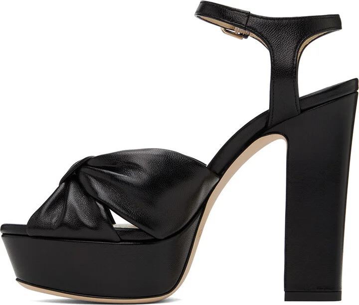 Jimmy Choo Black Heloise 120 Heeled Sandals - Image 3