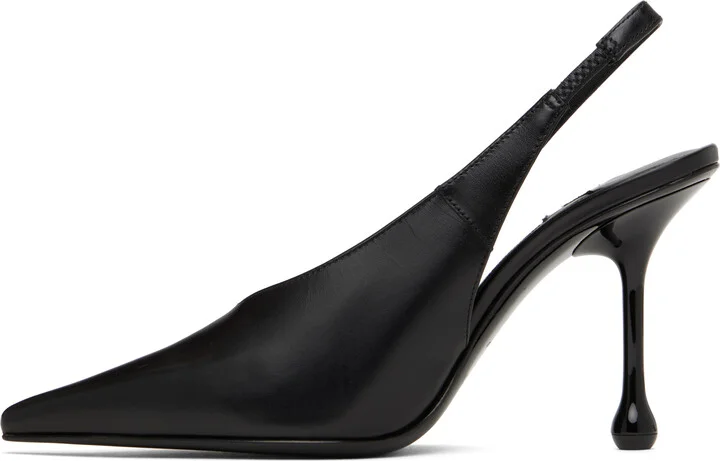 Jimmy Choo Black Isa 95 Heels - Image 3
