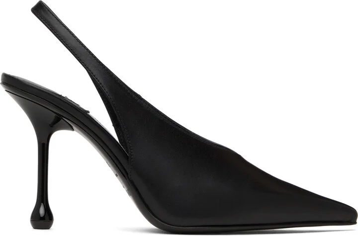 Jimmy Choo Black Isa 95 Heels