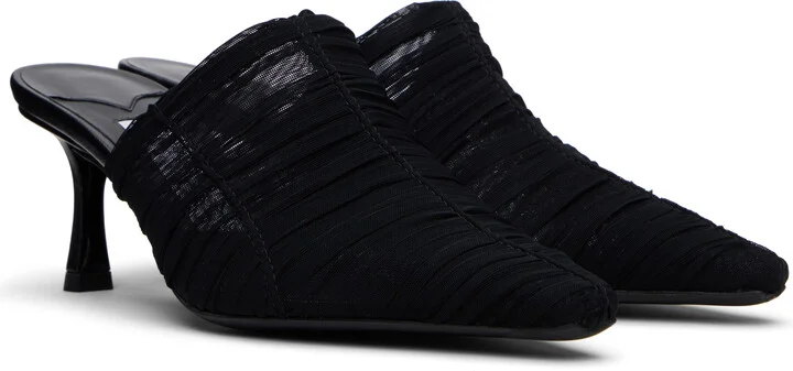 Jimmy Choo Black Lotta 65 Mules - Image 4