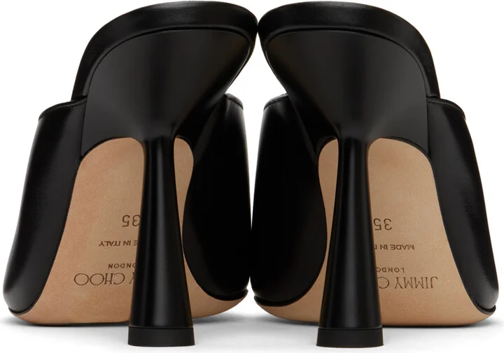 Jimmy Choo Black Maryanne 100 Heeled Sandals - Image 2