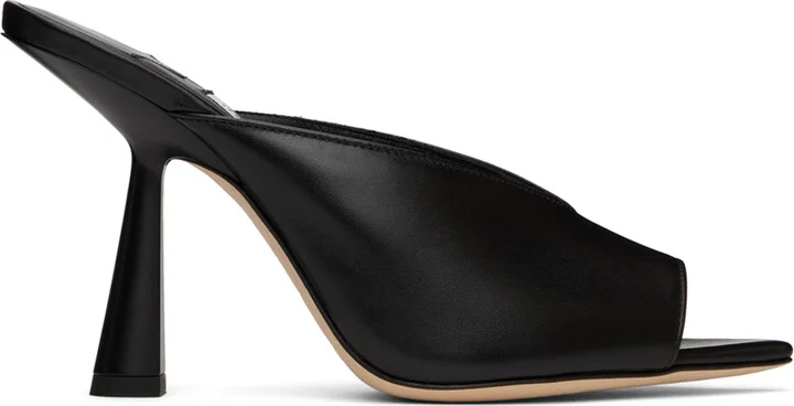 Jimmy Choo Black Maryanne 100 Heeled Sandals