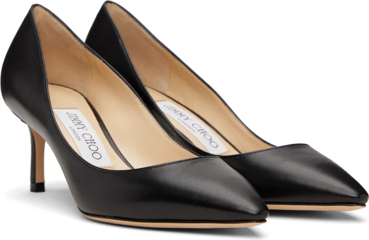Jimmy Choo Black Romy 60 Heels - Image 4
