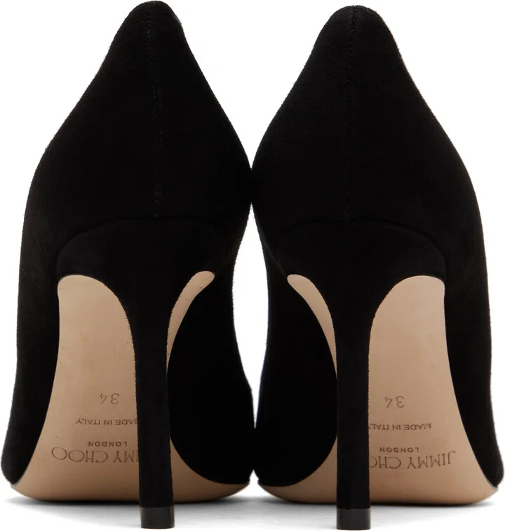 Jimmy Choo Black Romy 85 Heels - Image 2