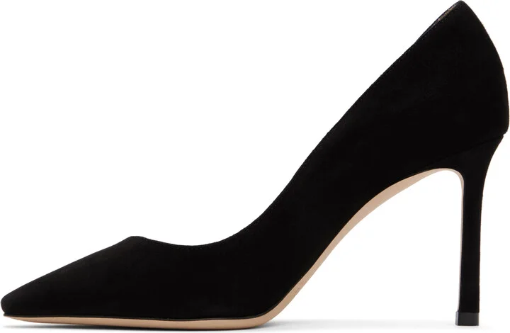 Jimmy Choo Black Romy 85 Heels - Image 3