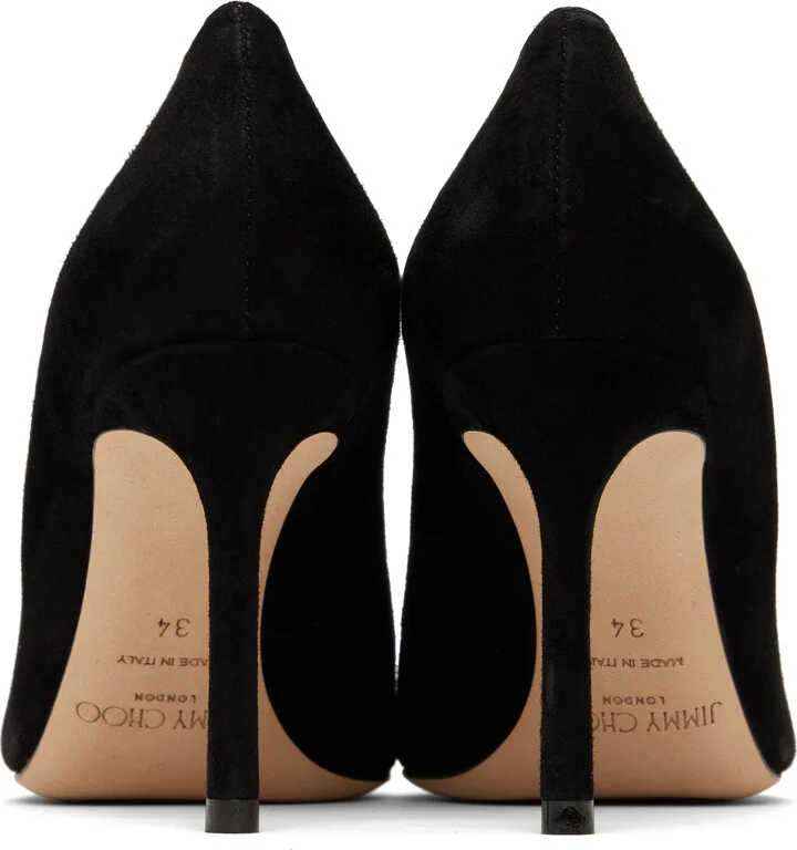 Jimmy Choo Black Romy 85 Heels - Image 2