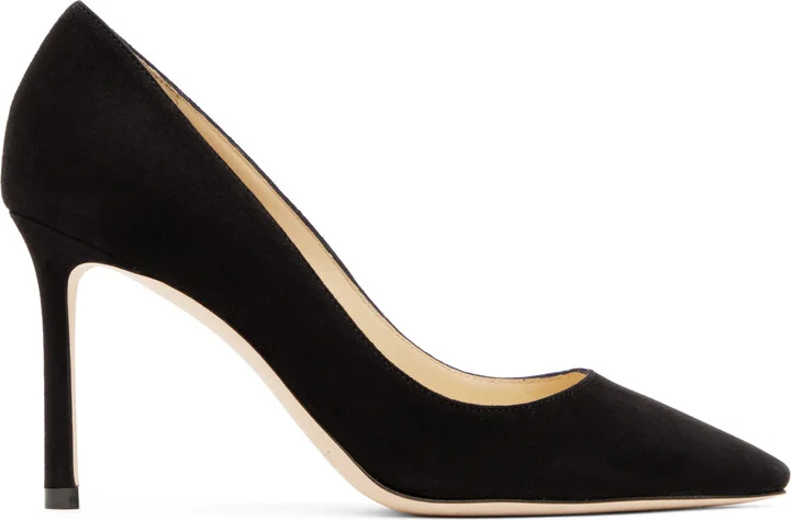 Jimmy Choo Black Romy 85 Heels