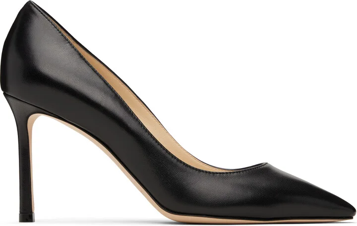Jimmy Choo Black Romy 85 Heels