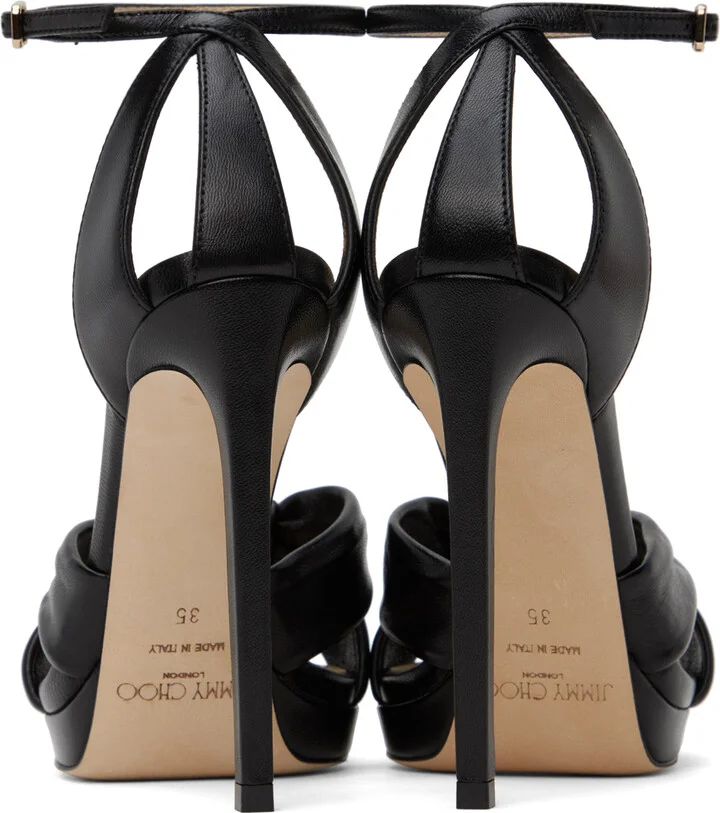 Jimmy Choo Black Rosie 120 Heeled Sandals - Image 2