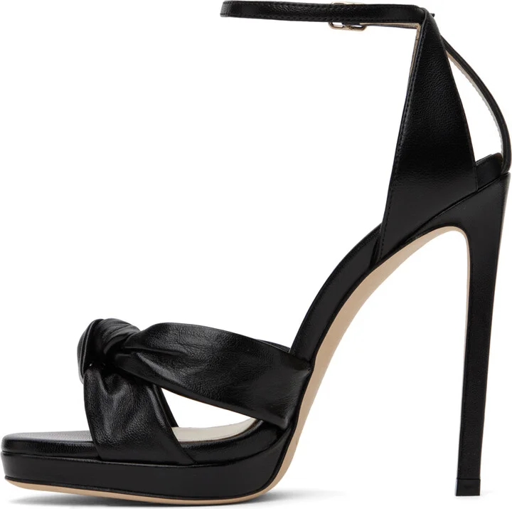Jimmy Choo Black Rosie 120 Heeled Sandals - Image 3