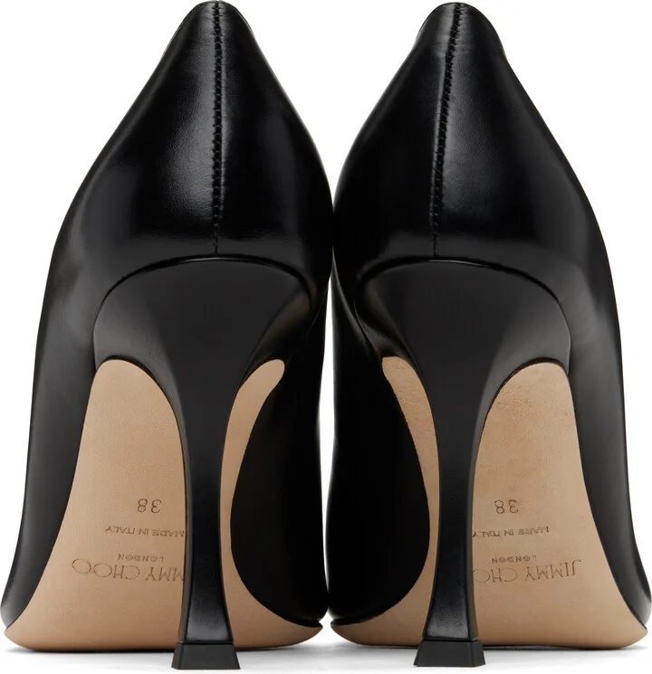 Jimmy Choo Black Ryker 90 Heels - Image 2