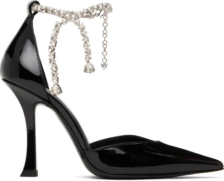 Jimmy Choo Black Stevie 100 Heels