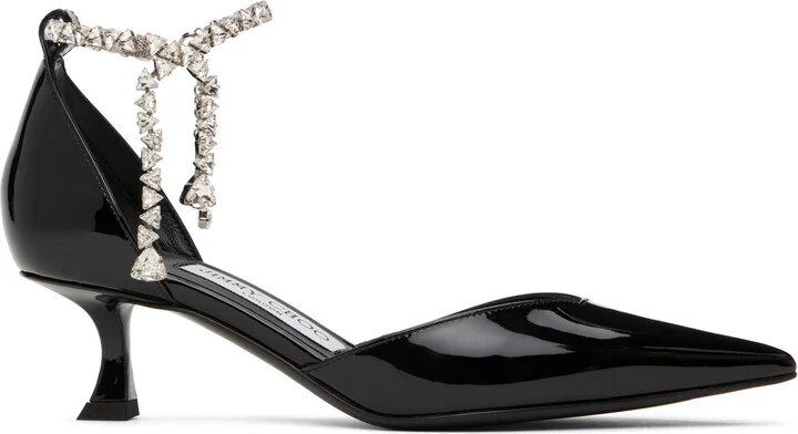 Jimmy Choo Black Stevie 50 Heels