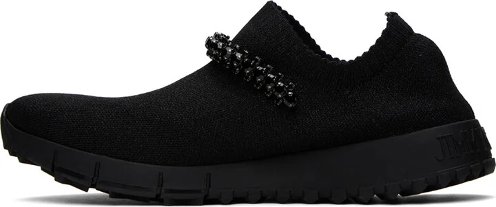 Jimmy Choo Black Verona Sneakers - Image 3