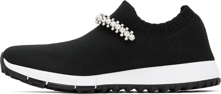 Jimmy Choo Black Verona Sneakers - Image 3