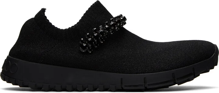 Jimmy Choo Black Verona Sneakers