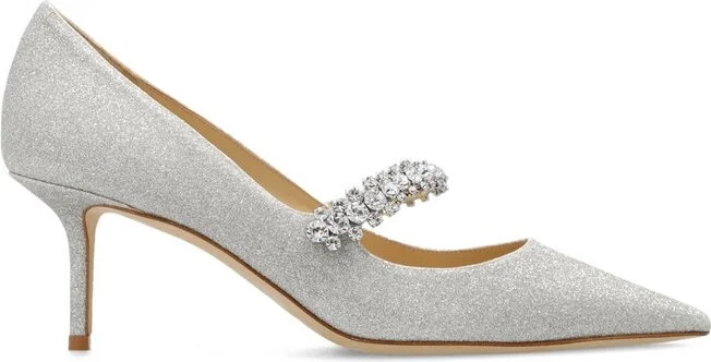 Jimmy Choo Bling Pointed-Toe Embellished Pump