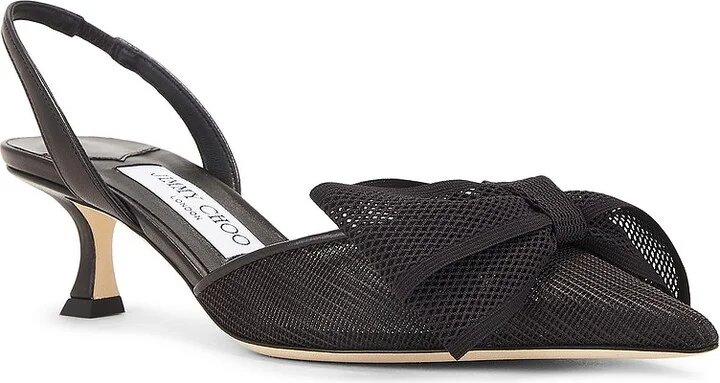 Jimmy Choo Brook 50 Slingback Pump in Black - Image 2