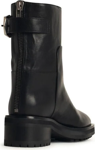 Jimmy Choo 'Brooklyn' Black Leather Ankle Boots - Image 3