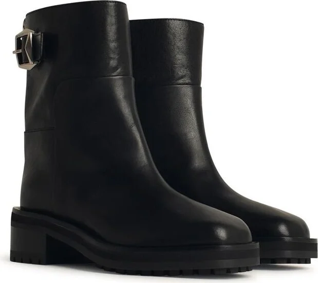 Jimmy Choo 'Brooklyn' Black Leather Ankle Boots - Image 2