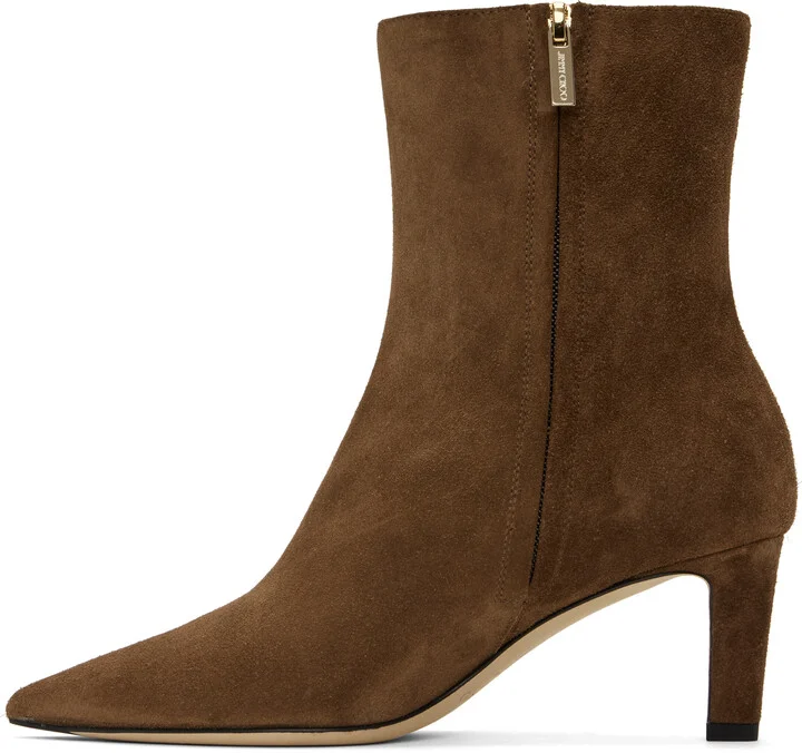 Jimmy Choo Brown Alizze AB 65 Boots - Image 3