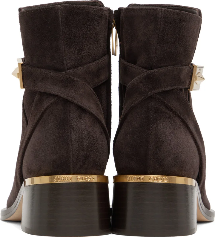 Jimmy Choo Brown Diantha 45 Boots - Image 2