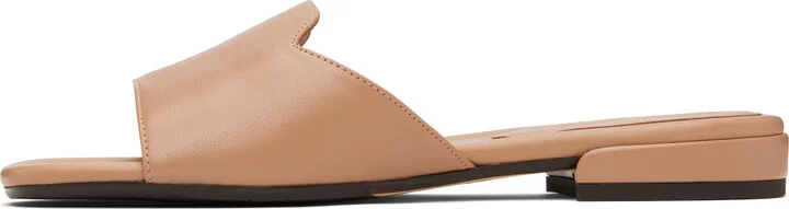Jimmy Choo Brown Dina Flat Sandals - Image 3